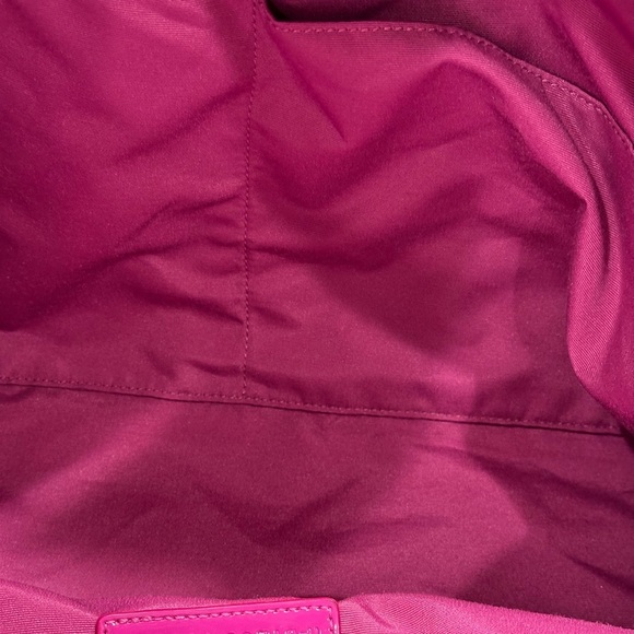 Rare Limited Edition Coach Poppy Pink Travel Bag with Whimsical Design EUC - Picture 12 of 16